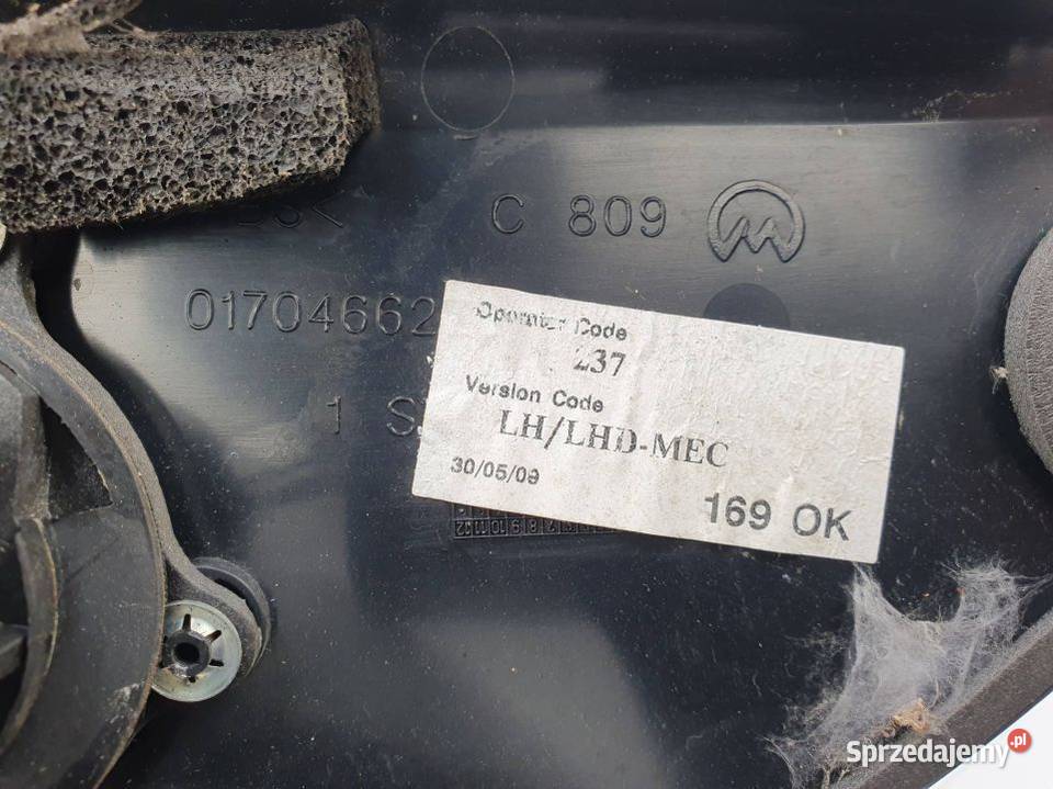 LUSTERKO LEWE FIAT PANDA EUROPA MANUAL Lipno