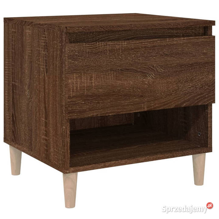 Szafka nocna brązowy dąb 50x46x50 materiał Warszawa