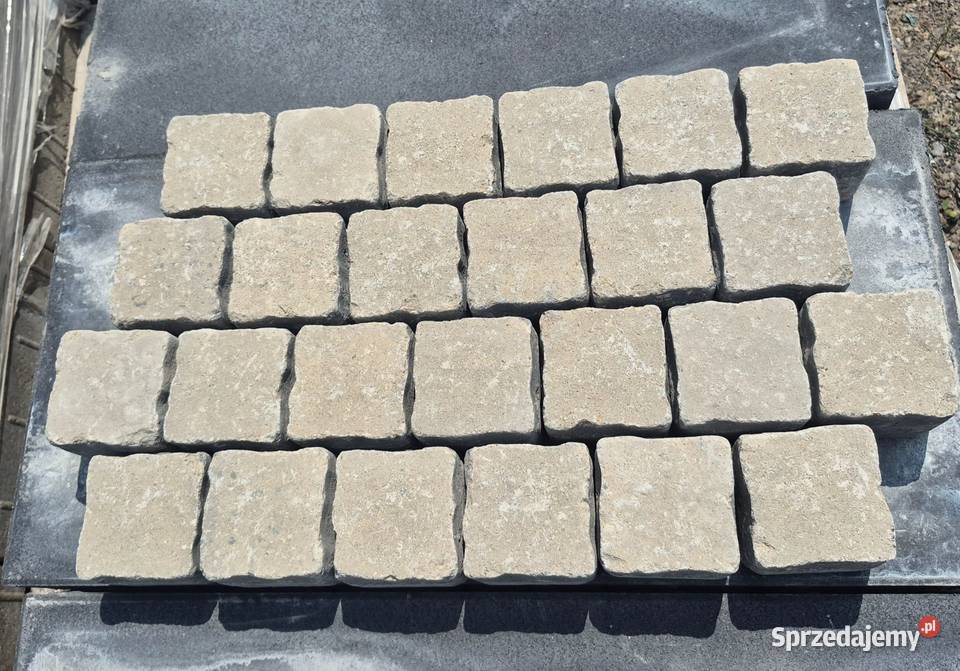 Kostka Brukowa Qubo Antyk 8 Srebrno Szary Libet Wielogóra