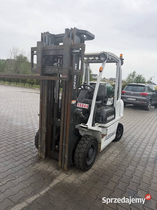 wózek widłowy NISSAN FG25 Triplex 49m przebieg Działoszyn
