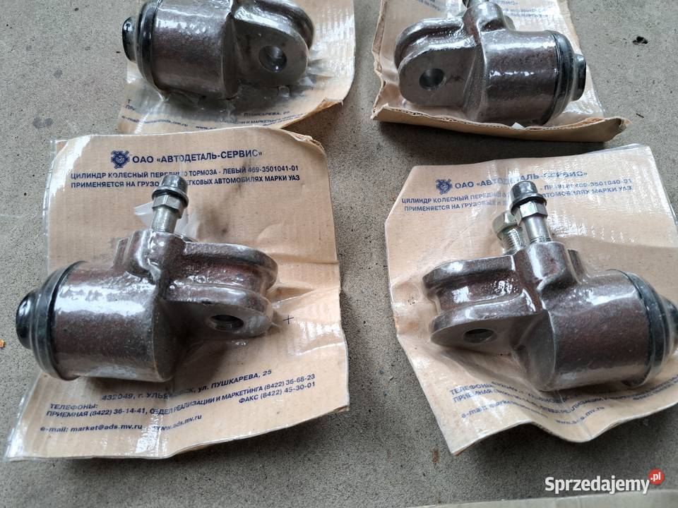 Cylinderki hamulcowe symbol Wwa M20 Uaz Zil Gaz Leszno