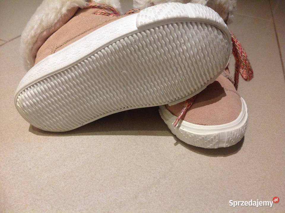 Buty Buciki Zimowe z Misiem ZARA Baby 20 Nowa Sól