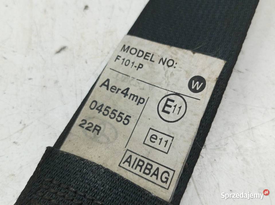 PAS BEZPIECZEŃSTWA PRAWY PRZÓD PASAŻERA E15
