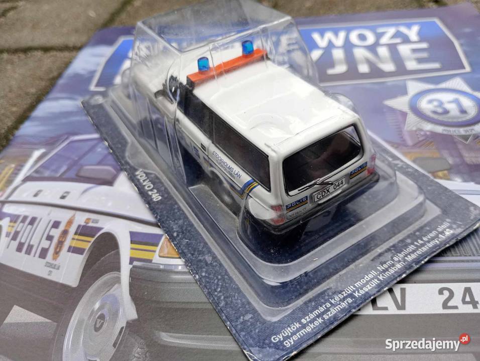 VOLVO 240 kultowe wozy policyjne Deagostini mazowieckie Warszawa