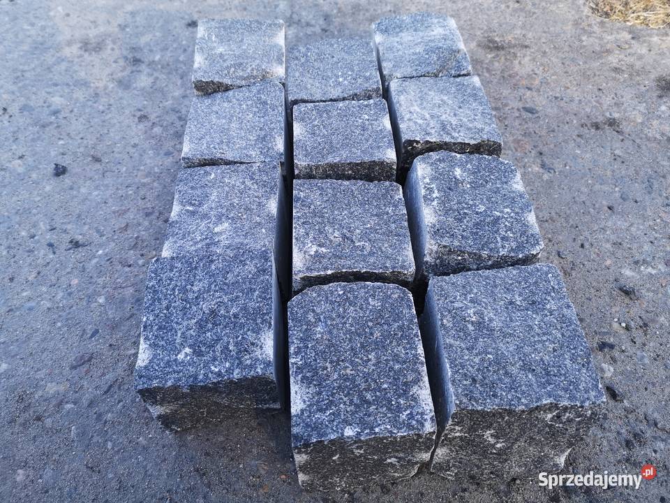 Kostka Brukowa Granitowa Czarna na podjazdy mazowieckie Marki