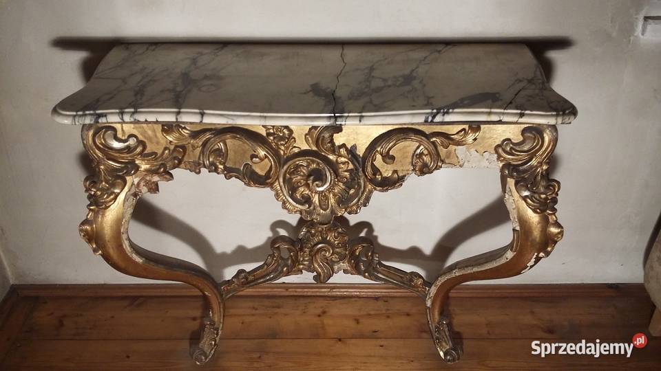 Lustro pałacowe konsola Warszawa