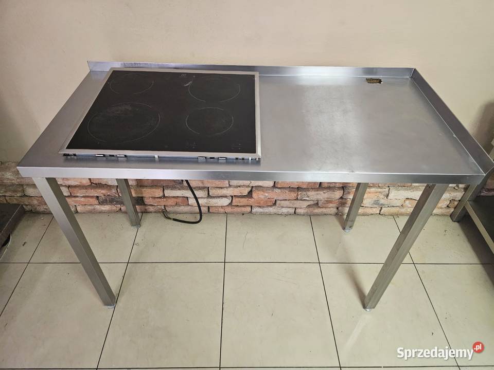 Stół gastronomiczny z PŁYTĄ INDUKCJĄ stal śląskie