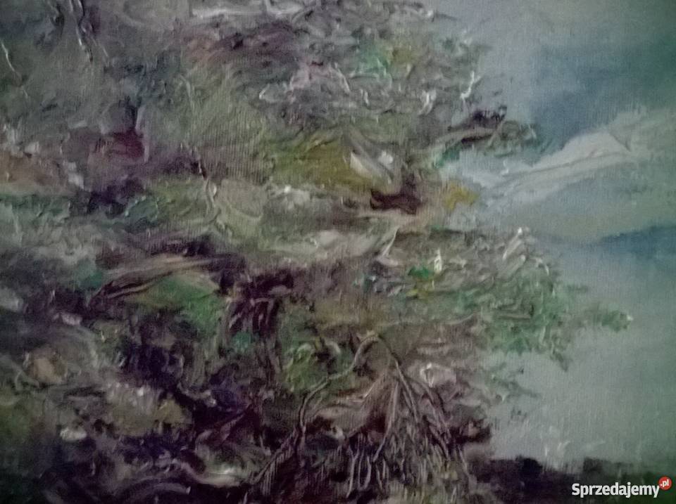 Obraz olejny Widok na Gdynię 60 x 80 Szczecin sprzedam