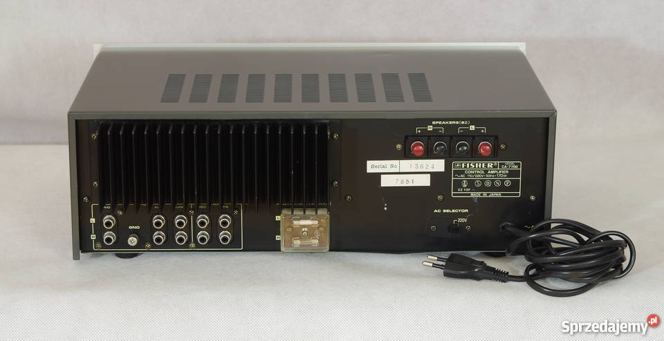 Fisher CA7700 wzmacniacz vintage na wychyłach Szczodre