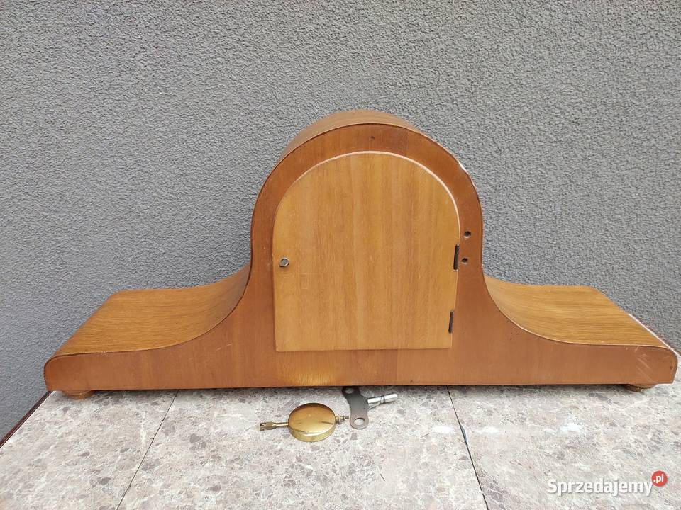 Stary zegar bufetowy duży sprawny kapelusz Tczew