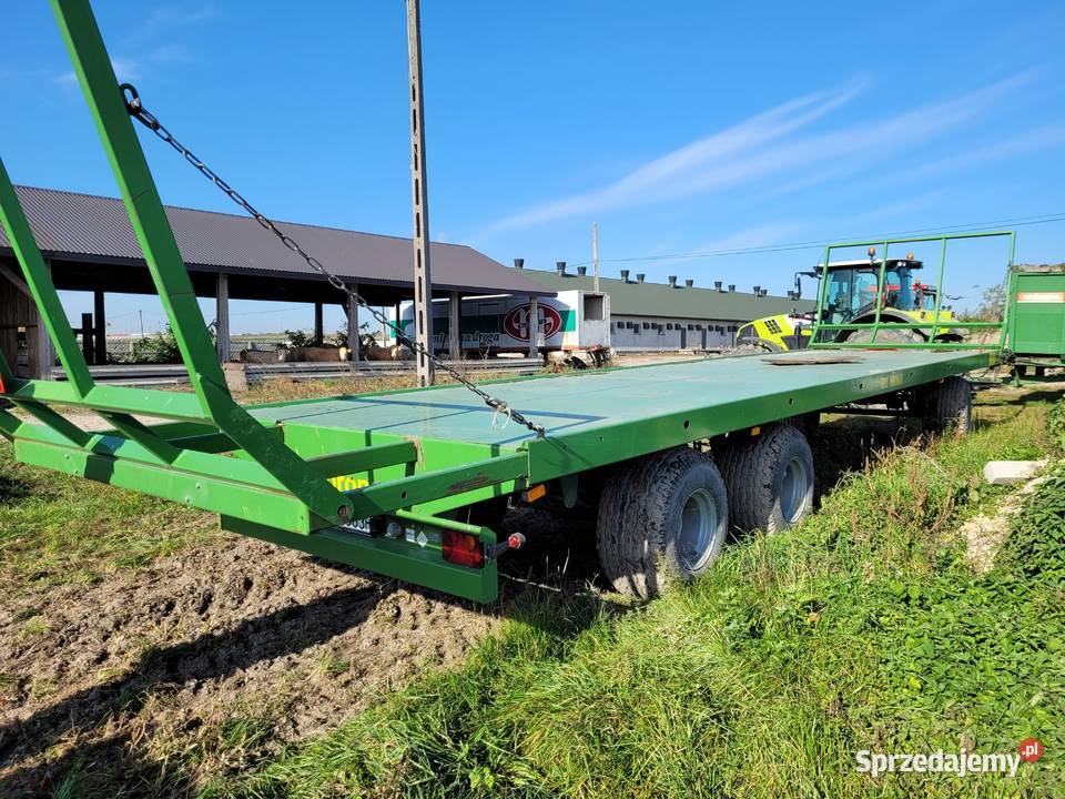 Przyczepa rolnicza do bel Pronar T026 2014 r