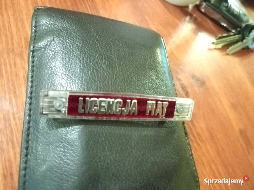 Licencja fiat emblemat fiat 125p Stalowa Wola