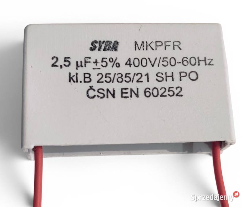 KONDENSATOR ROZRUCHOWY 25uF400V małopolskie Wieliczka