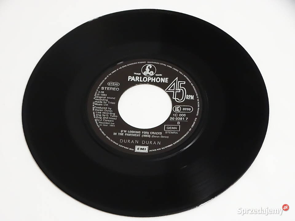 Duran Duran The Wild Boys Label Parlophone DURAN płyta winylowa Biłgoraj