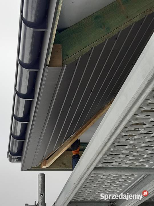 Montaż podbitek Blacha drewno sprzedam