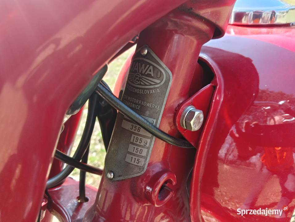 Jawa 175 podwójny wydech w świetnym stanie białe nieuszkodzony łódzkie Łask