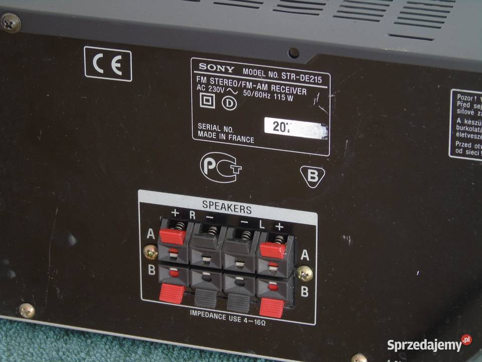 Amplituner Sony STRDE215 RDS sprawny WYSYŁKA