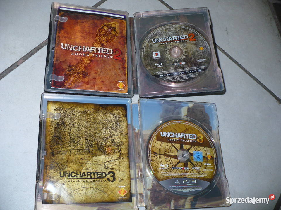Uncharted 2 i 3 na 3Steelbook dolnośląskie
