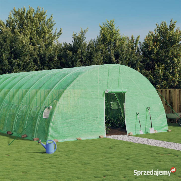 Szklarnia ze stalową ramą zielona 36 m 6x6x285 m Warszawa sprzedam