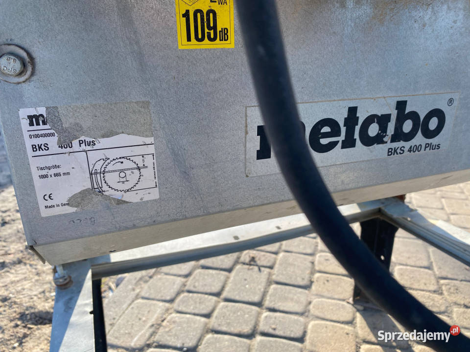Piła stołowa budowlana METABO BKS 400 PLUS 4200 kujawsko-pomorskie Ruda