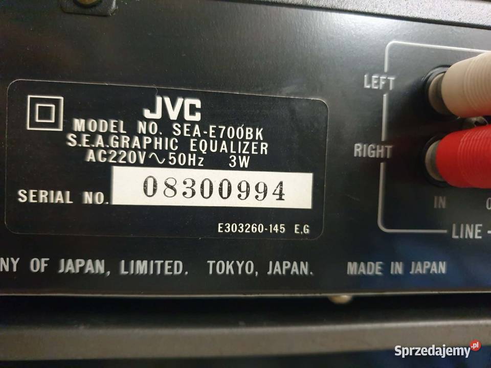Jvc seae700 korektor graficzny super bass Leżajsk sprzedam