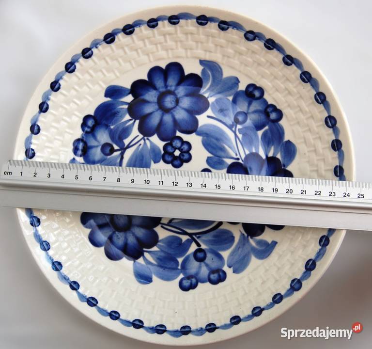 Fajans Koło PRL vintage malowany talerz patera Talerze i talerzyki Talerze i talerzyki Lublin