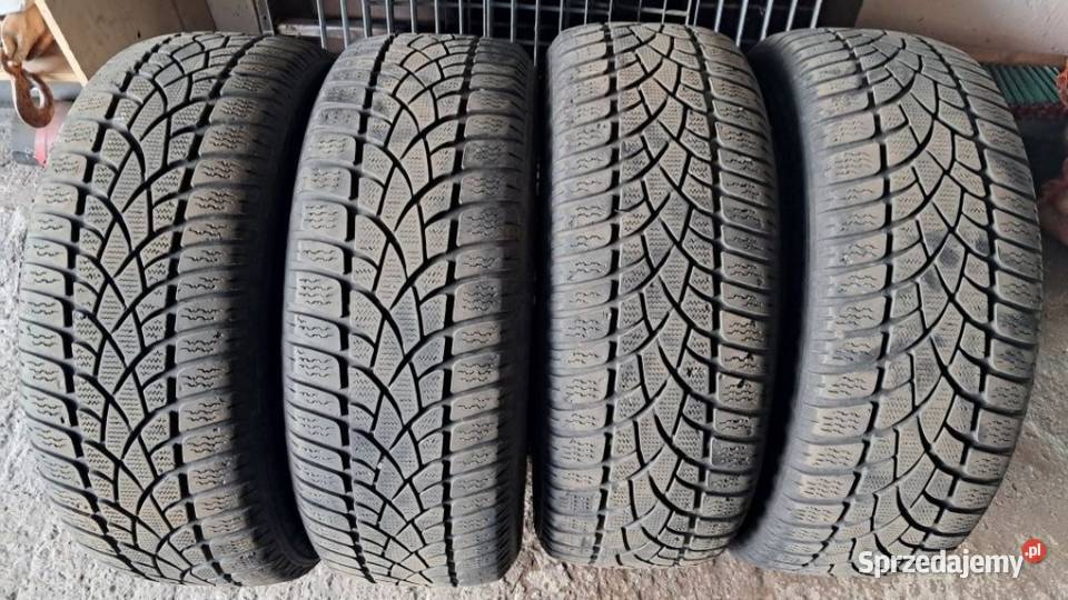 Opony zimowe 205 55 16 Dunlop komplet Wolbrom sprzedam