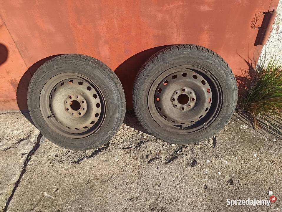 2x koła felgi Fiat 4x98 R13 opony zimowe 14570