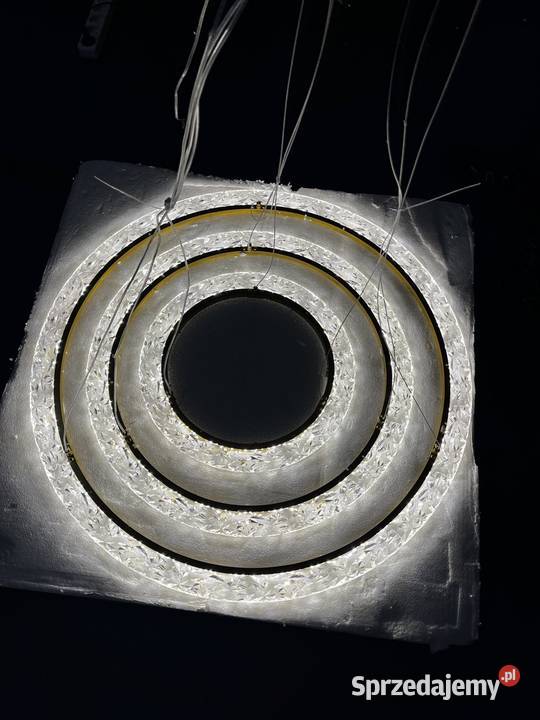 Lampa wiszaca 3 pierscienie nowoczesny design Lampy podłogowe Wrocław