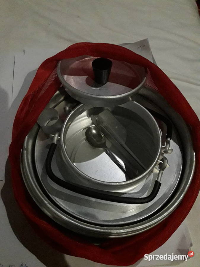 LEKKI Zestaw Aluminium naczyń turystycznych z