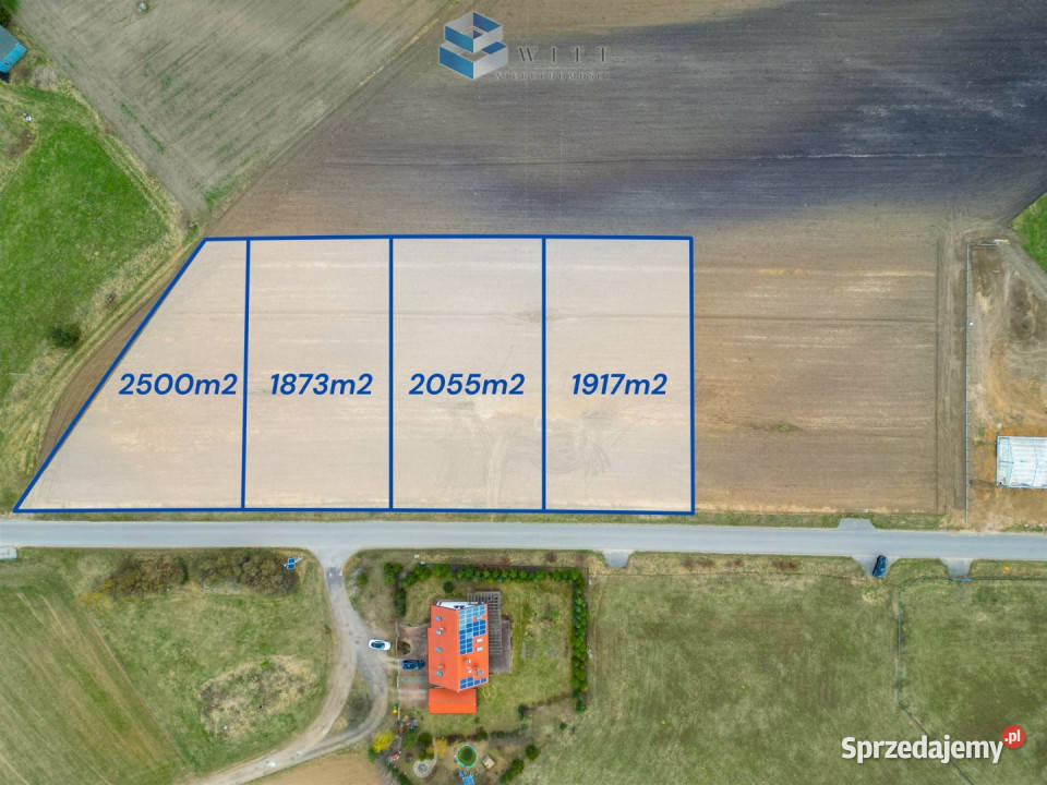 Grunt Filice 1800m2 asfalt