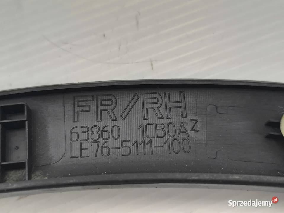 LISTWA NAKŁADKA BŁOTNIKA PRAWY PRZÓD INFINITY