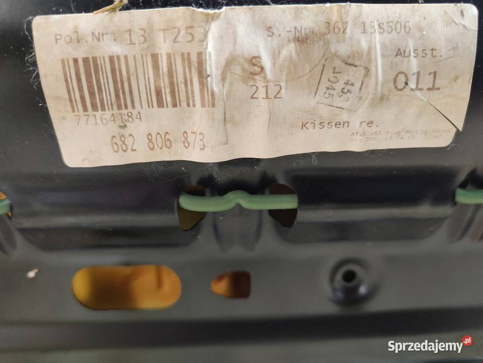 Siedzisko Fotela Fotel Prawy Przód Mercedes W212