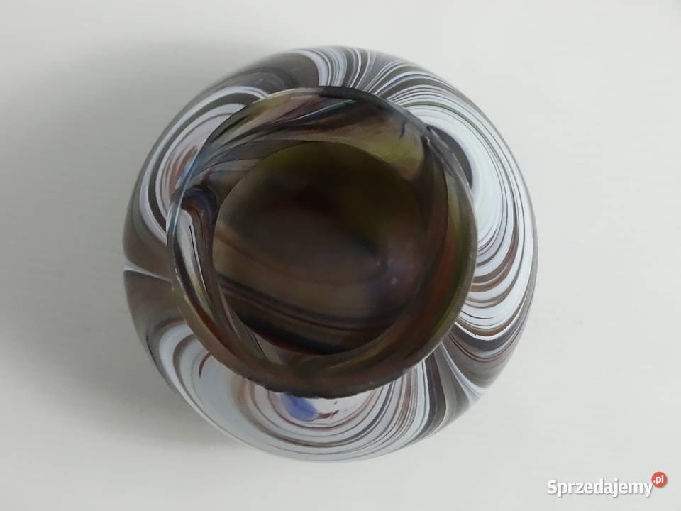 UNIKAT Dorotheenhtte Ręcznie formowany wazon lubelskie Biłgoraj