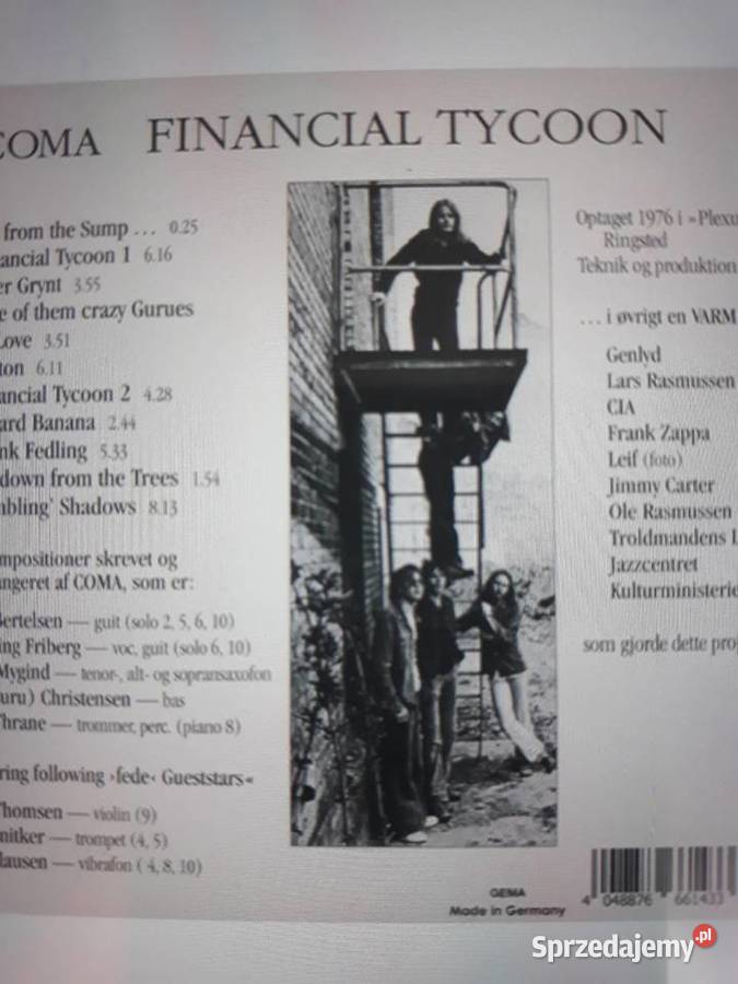 Archiwum duńskiego prog rocka COMA FInancial Płyty i kasety Rzeszów sprzedam