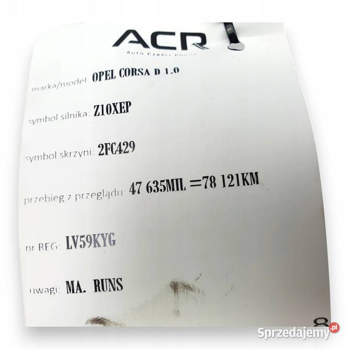 ALTERNATOR Opel Corsa D Astra H Meriva 10 12 14 Układ elektryczny silnika Chełm sprzedam