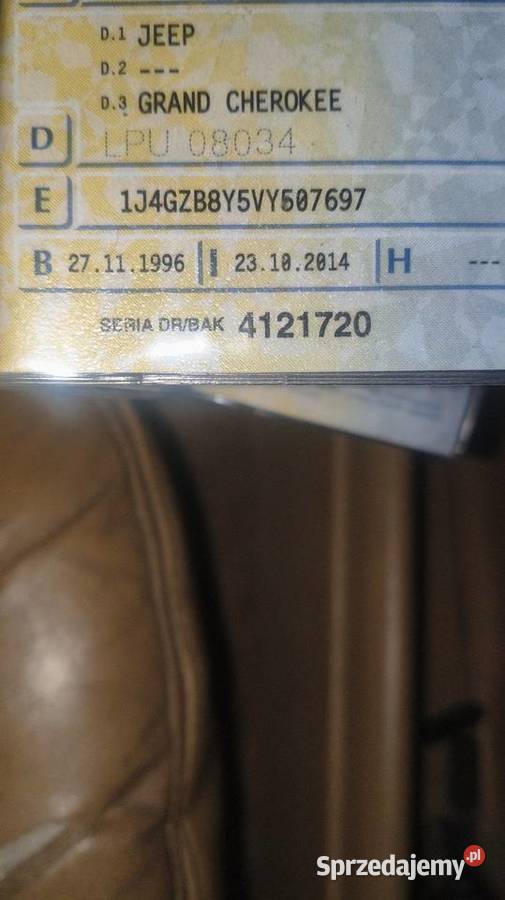 Jeep Grand Cherokee zj radio Kazimierz Dolny