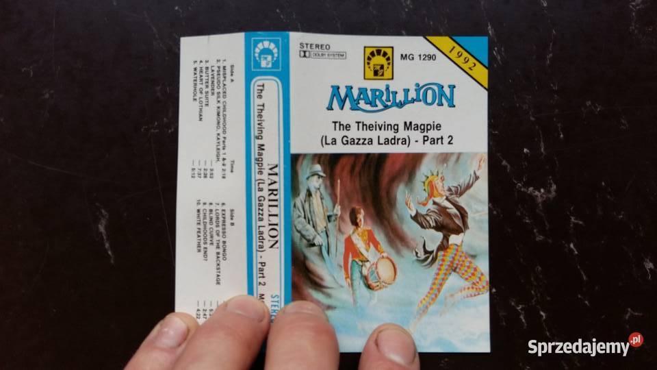 Kaseta magnetofonowa Marillion The theiving podlaskie Siemiatycze