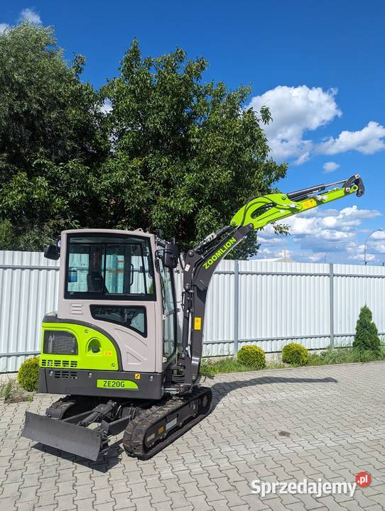 Zoomlion ZE20G Minikoparka z Silnikiem KUBOTA