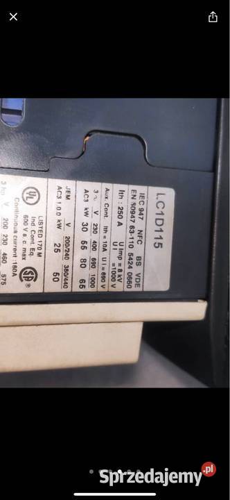 Stycznik Telemecanique Schneider Elektic Pozostałe Gliwice sprzedam