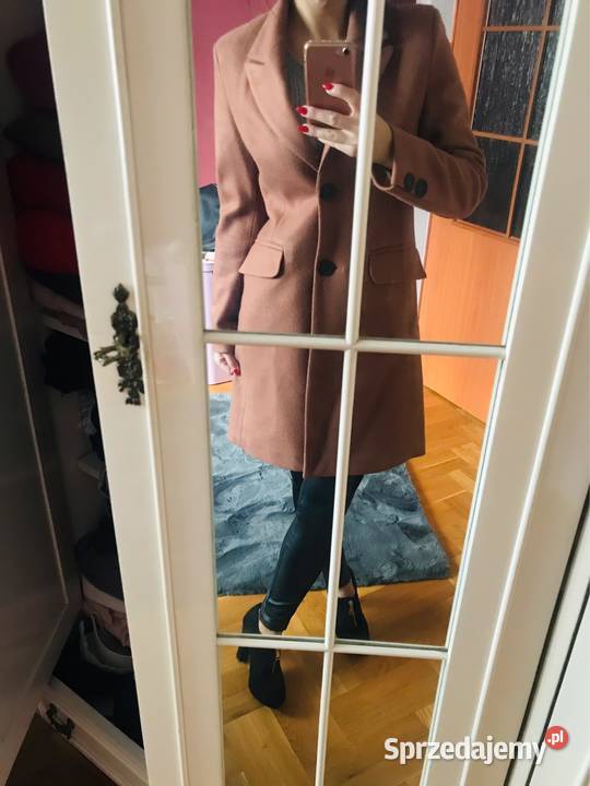 Płaszcz Jasny brąz karmel 36 S Wiosenna/Jesienna  Kraków