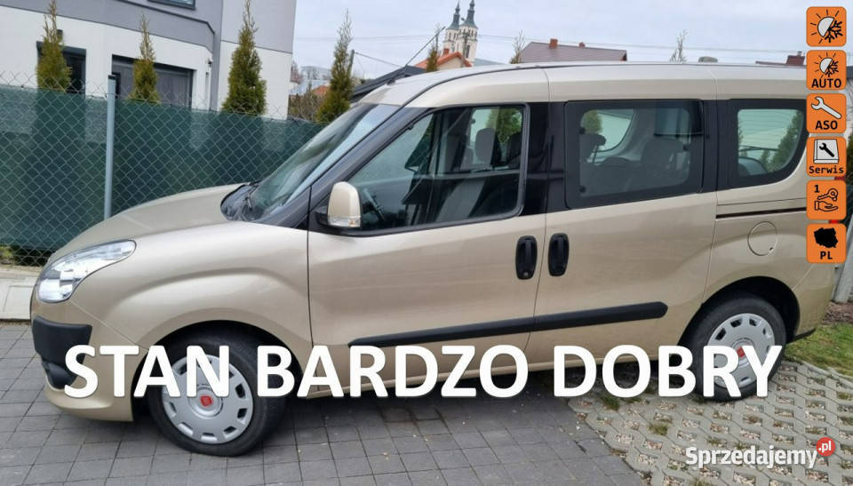 Fiat Doblo KrajowyBEZWYPADKOWY 68Klimatyzacja manualna małopolskie sprzedam