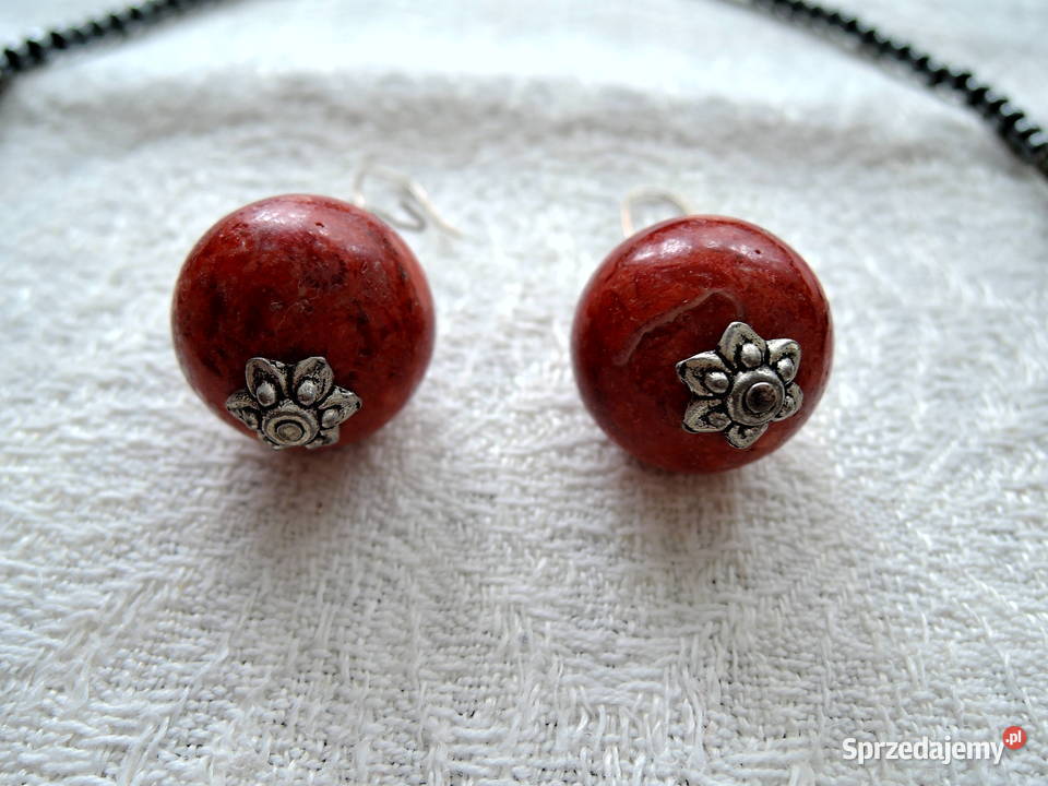 naszyjnik korale 2 kolczyki dolnośląskie Wrocław