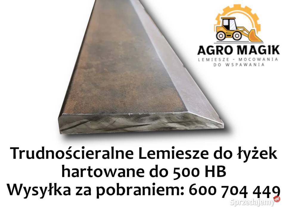 Lemiesz do łyżki 200x20 500HB Hardox Lewickie-Stacja