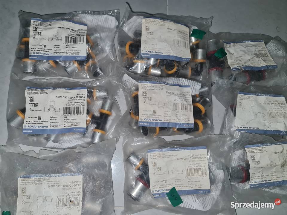 Złaczki trójniki kolanka system KANtherm Mogilno sprzedam