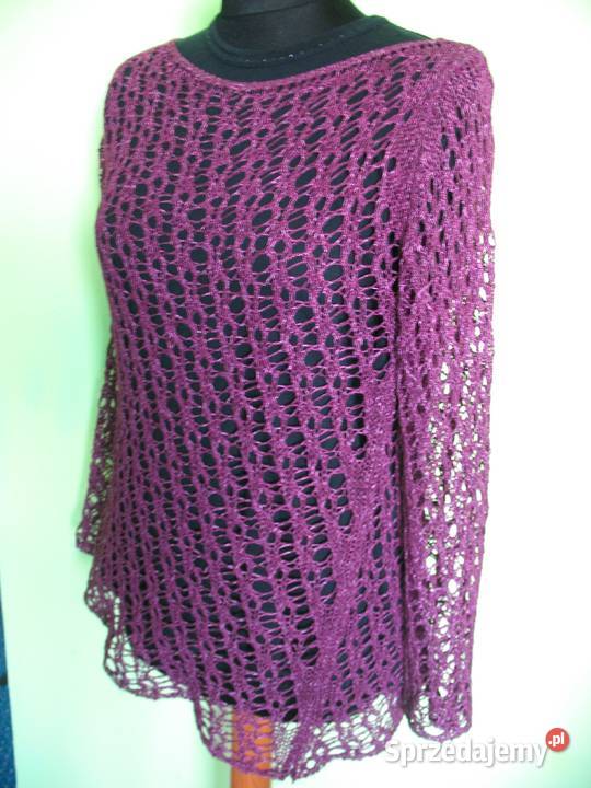 Sweter ażurowy 40 42 L XL biust 100 Siedlce