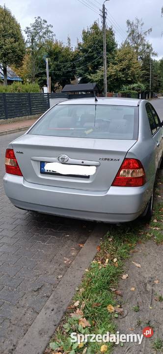 Sprzedam Toyote Corolle e12 14 niski przebieg nieuszkodzony Legionowo