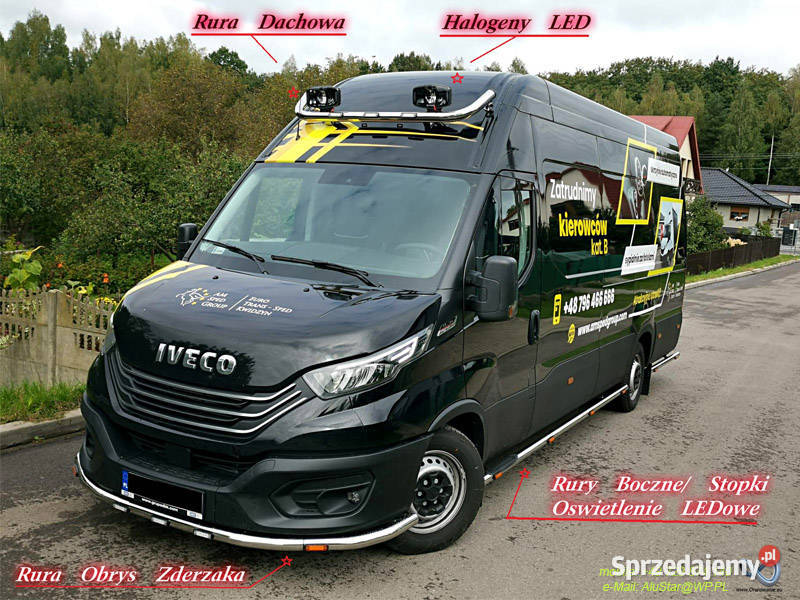 IVECO DAILY MONTAŻ AKCESORIÓW podesty orurowanie mazowieckie Warszawa