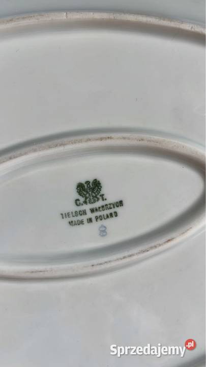 Półmisek C T Carl Tielsch Ct Wałbrzych 1945 1952