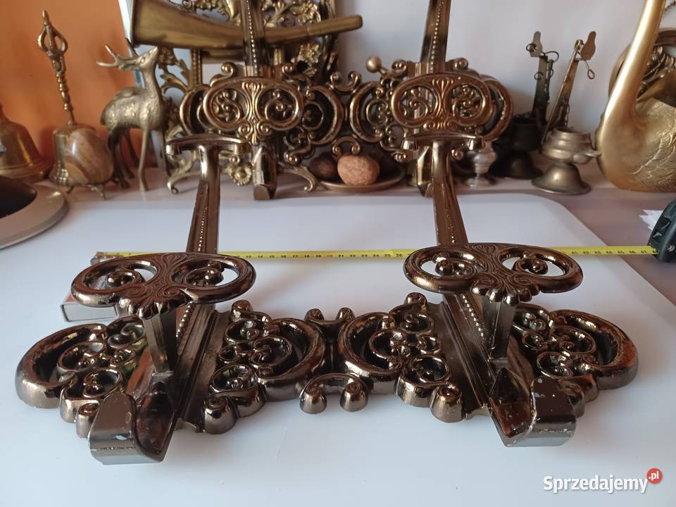 Piękny masywny duży podwójny wieszak Wieszaki Poznań sprzedam